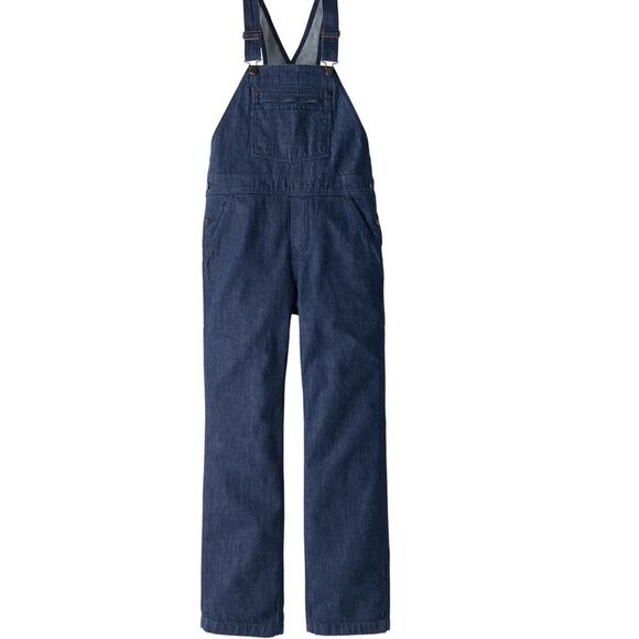 Patagonia Denim - Patagonia Women’s Organic Cotton Steel Forge Denim Overalls Workwear XS NEW